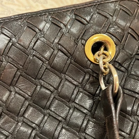 Bally Vintage 1990’s Braided Leather Shoulder Bag - Picture 10 of 12